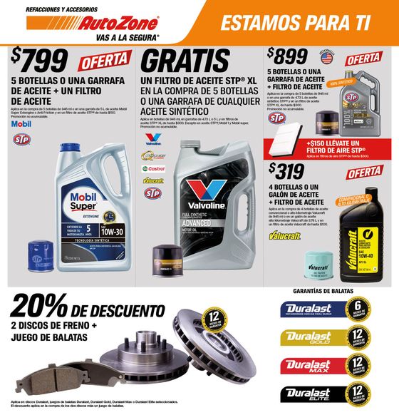 AutoZone Ofertas y Catálogos Septiembre 2024 Tiendeo
