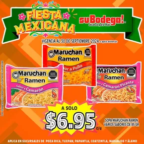 Ofertas de Supermercados en Citlaltépec | Fiesta Mexicana de SuBodega | 2/9/2024 - 30/9/2024