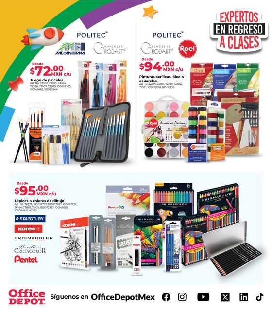 Catálogo Office Depot en Victoria de Durango | Office Depot - Expertos en regreso a clases | 3/9/2024 - 30/9/2024