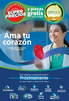 Ofertas de Farmacias y Salud en Ocuilan de Arteaga | Súper Precios de Farmatodo | 3/9/2024 - 30/9/2024