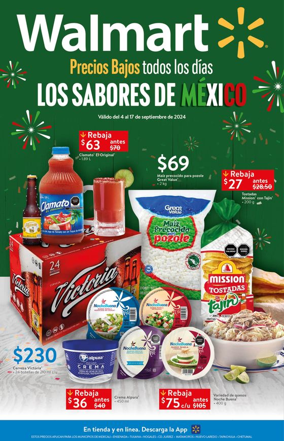 Catálogo Walmart | Walmart - Los Sabores de México | 4/9/2024 - 17/9/2024