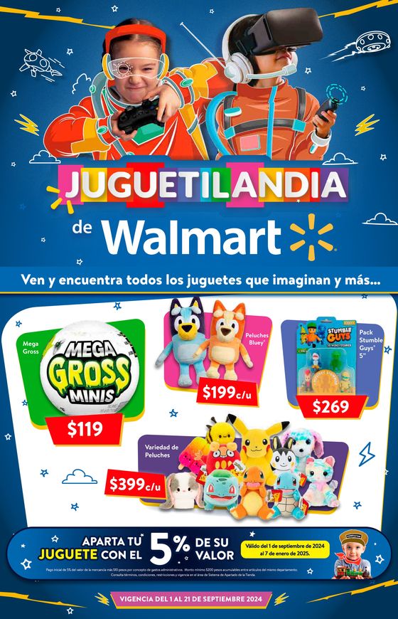 Catálogo Walmart en Tlalpan (CDMX) | Walmart Juguetilandia | 4/9/2024 - 21/9/2024