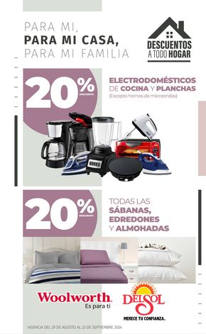 Catálogo Woolworth en Culiacán Rosales | Descuentos a todo hogar | 4/9/2024 - 23/9/2024