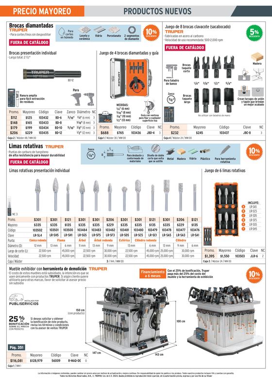 Catálogo Truper en Ciudad Juárez | Precio Mayoreo Septiembre 2024 | 4/9/2024 - 30/9/2024