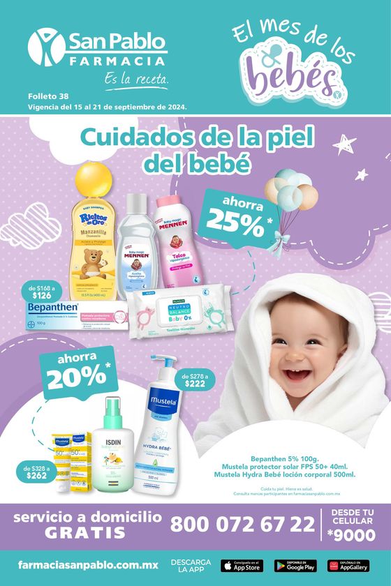 Catálogo Farmacia San Pablo en Benito Juárez (CDMX) | El mes de los bebés | 15/9/2024 - 21/9/2024