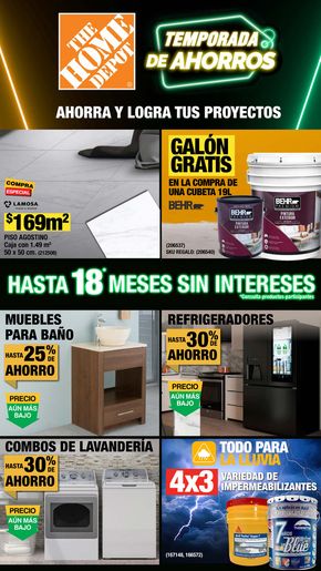 Catálogo The Home Depot | Temporada de Ahorros | 12/9/2024 - 9/10/2024