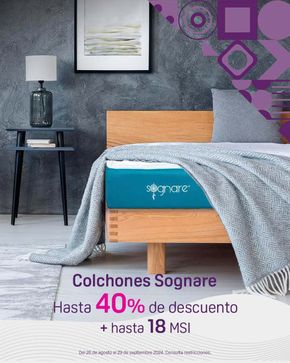 Ofertas de Tiendas Departamentales en Cholul | Colchones Sognare de Suburbia | 17/9/2024 - 29/9/2024