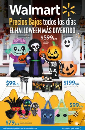 Catálogo Walmart en Santiago Miahuatlán | Precios Bajos - Halloween | 19/9/2024 - 16/10/2024