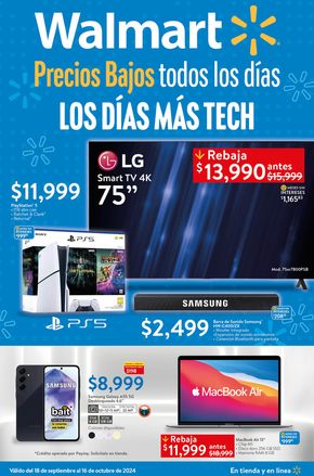 Catálogo Walmart en Tepanco de López | Walmart - Los Días más Tech | 19/9/2024 - 16/10/2024