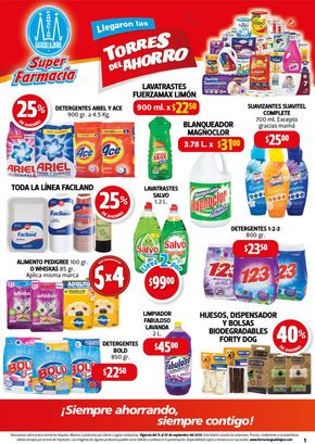 Ofertas de Farmacias y Salud en Tonatico | Torres del Ahorro de Farmacias Guadalajara | 19/9/2024 - 30/9/2024