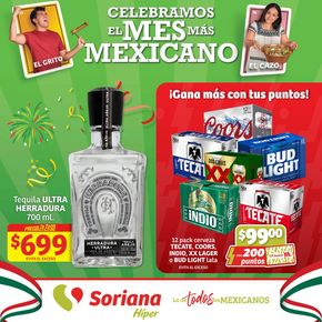 Ofertas de Supermercados en Miahuatlán (Veracruz) | Folleto Catorcenal Híper de Soriana Híper | 20/9/2024 - 25/9/2024