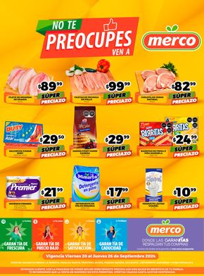 Catálogo Merco en Piedras Negras | No te preocupes, ven a Merco | 20/9/2024 - 26/9/2024