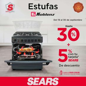 Catálogo Sears en Veracruz | Sears - Estufas | 20/9/2024 - 30/9/2024