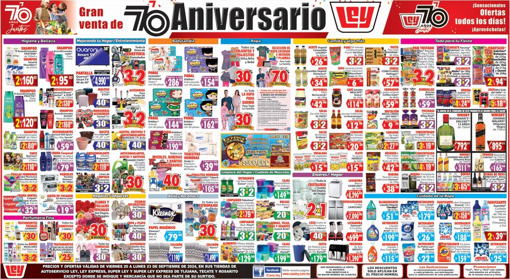 Catálogo Casa Ley en Tijuana | Gran Venta de Aniversario | 20/9/2024 - 23/9/2024