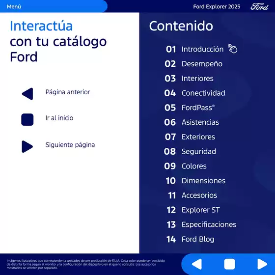 Catálogo Ford en Santiago de Querétaro | Catalogo Ford Explorer | 24/9/2024 - 24/9/2025