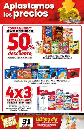 Ofertas de Supermercados en Villa Lázaro Cárdenas (La Uno) | Fin de Semana Mercado de Soriana Express | 27/9/2024 - 30/9/2024