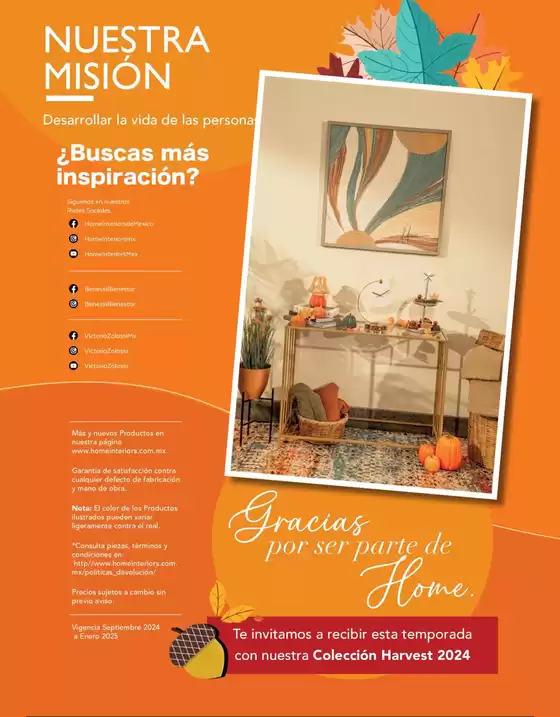 Catálogo Home Interiors | Colección Harvest 2024 | 8/10/2024 - 31/1/2025