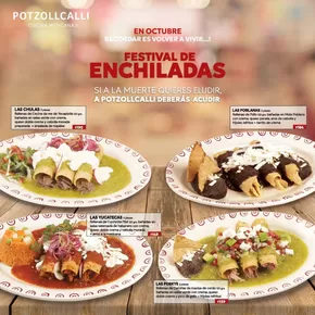 Catálogo Potzollcalli en Iztapalapa | Festival de Enchiladas | 9/10/2024 - 31/10/2024