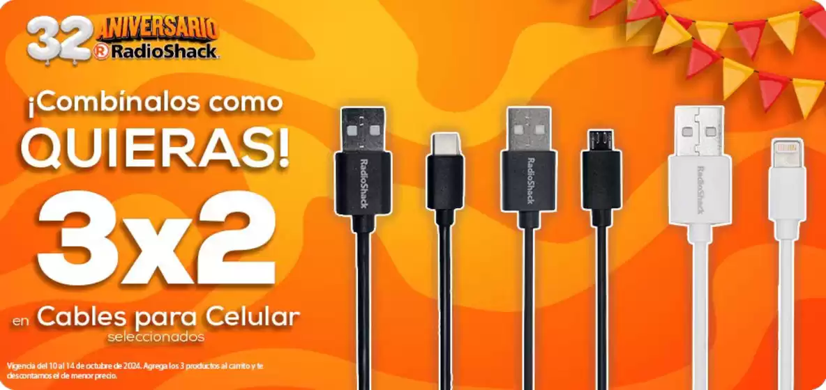 Catálogo RadioShack en Zapopan | Aniversario Radioshack | 10/10/2024 - 31/10/2024