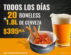 Catálogo Beer Factory en León | Todos los días - Boneless + Cerveza | 10/10/2024 - 5/1/2025