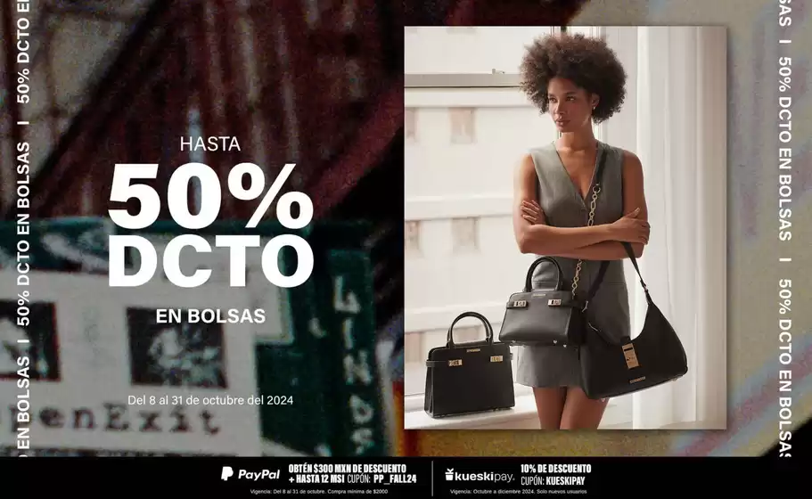 Catálogo Steve Madden en Monterrey | Hasta 50% de descuento en Bolsas | 10/10/2024 - 31/10/2024