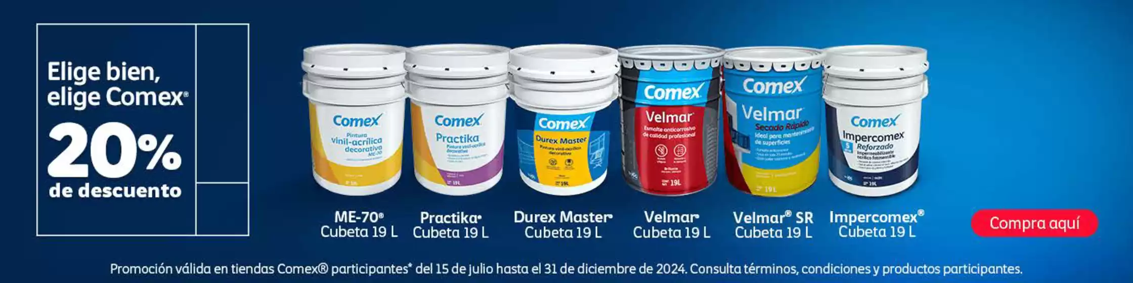 Catálogo Comex en Cuautitlán | 20% de descuento | 10/10/2024 - 31/12/2024