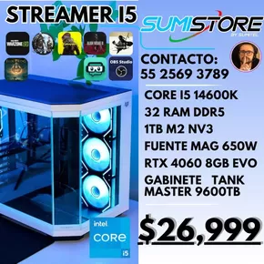 Catálogo Sumitel en Miguel Hidalgo | Streamer i5 | 10/10/2024 - 31/12/2024