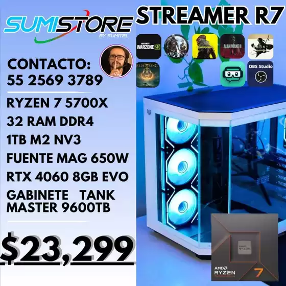 Catálogo Sumitel en Ciudad de México | Streamer R7 | 10/10/2024 - 31/12/2024