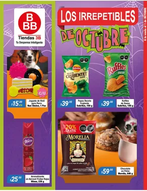 Catálogo Tiendas 3B en Orizaba | Los Irrepetibles de Octubre | 11/10/2024 - 31/10/2024