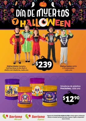 Catálogo Soriana Mercado en Cancún | Soriana Mercado - Halloween | 14/10/2024 - 29/10/2024