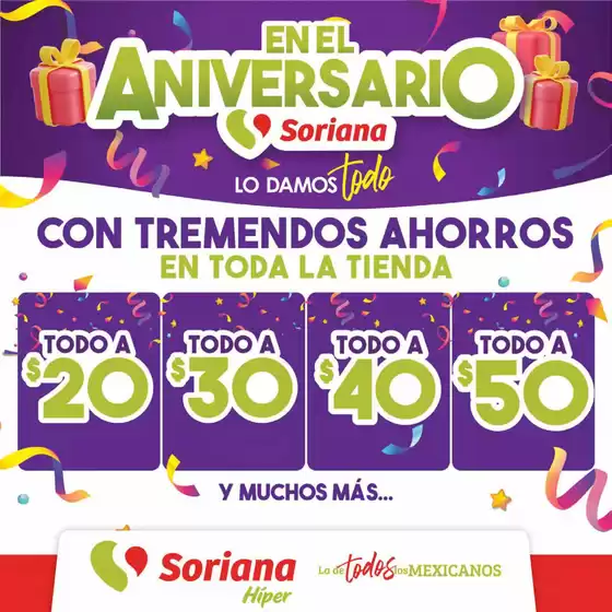 Catálogo Soriana Híper en Silao | Folleto Aniversario Soriana Híper | 11/10/2024 - 29/10/2024