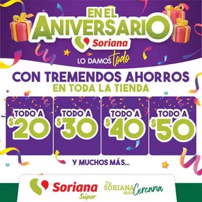 Catálogo Soriana Súper en Monterrey | Folleto Aniversario Soriana Súper | 11/10/2024 - 29/10/2024