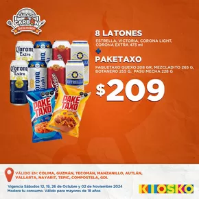 Catálogo Kiosko en Ciudad de México | Sábado al Carbon | 14/10/2024 - 2/11/2024