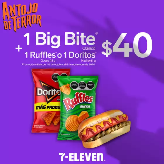 Catálogo 7-eleven en Guadalupe (Nuevo León) | Antojo de Terror | 15/10/2024 - 6/11/2024