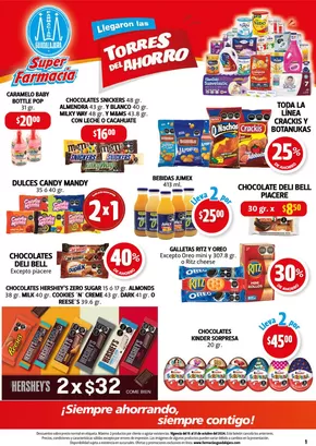 Ofertas de Farmacias y Salud en Las Bajadas | Torres del Ahorro de Farmacias Guadalajara | 16/10/2024 - 31/10/2024