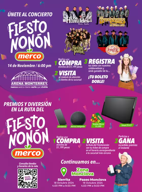 Catálogo Merco en Ciudad Apodaca | Fiestononón | 18/10/2024 - 24/10/2024