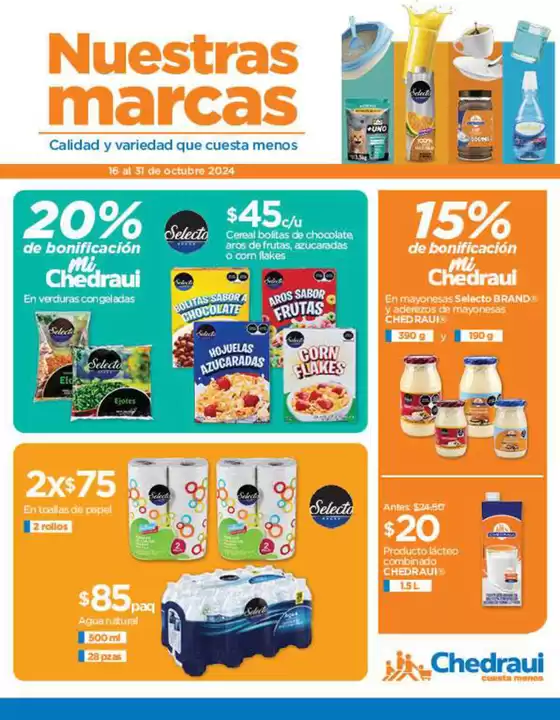 Catálogo Chedraui en Cancún | Nuestros marcas | 18/10/2024 - 31/10/2024