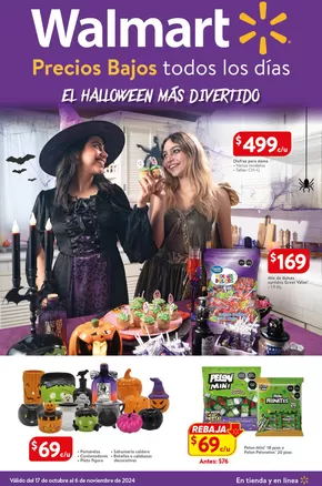 Catálogo Walmart en Mexicali | El Halloween más divertido | 21/10/2024 - 6/11/2024