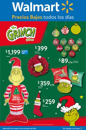 Catálogo Walmart en Ciudad de México | Walmart - The Grinch | 21/10/2024 - 6/11/2024