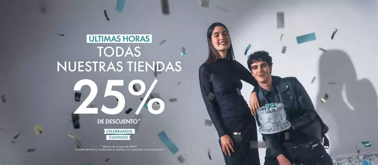 Catálogo C&A en Ciudad de México | 25% de descuento | 21/10/2024 - 24/10/2024