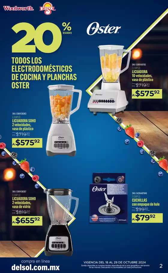 Catálogo Woolworth en Baja California | Lo Mejor de Oster | 22/10/2024 - 29/10/2024