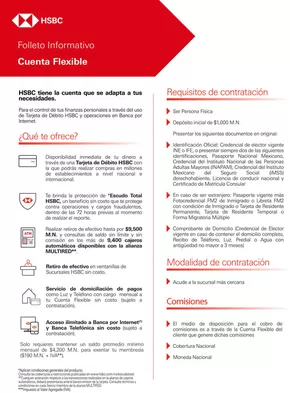 Catálogo HSBC en Tepache | Cuenta Flexible HSBC | 23/10/2024 - 30/3/2025