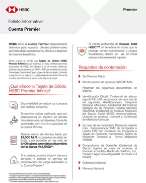 Catálogo HSBC en Tepache | Cuenta Premier HSBC | 23/10/2024 - 30/3/2025