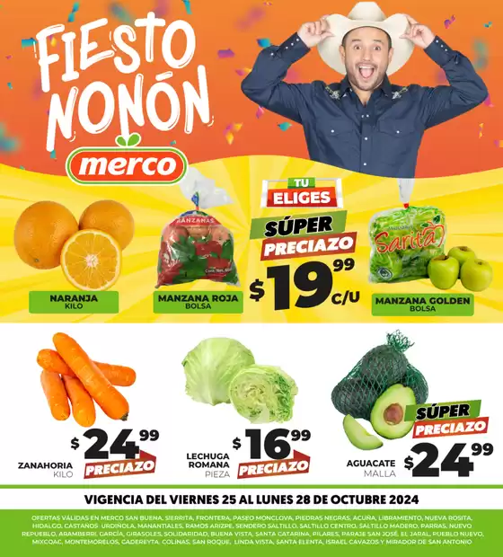 Catálogo Merco en Montemorelos | Fiestononón | 25/10/2024 - 28/10/2024