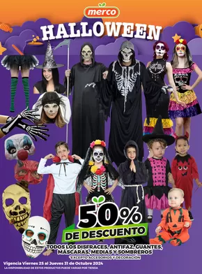 Ofertas de Supermercados en Ciudad General Terán | Merco - Halloween de Merco | 25/10/2024 - 31/10/2024