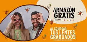 Ofertas de Ópticas en Naucalpan (México) | Armazon Gratis de Ópticas Arista | 25/10/2024 - 31/10/2024