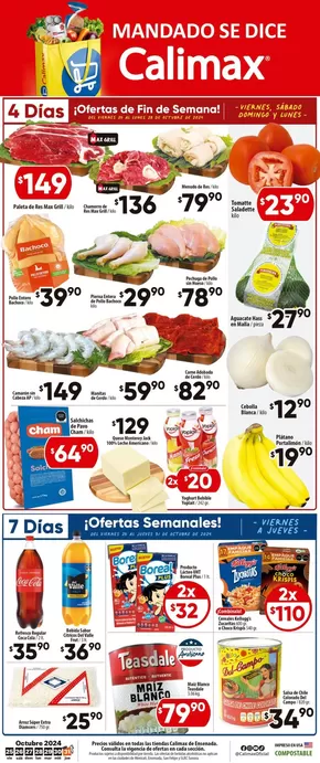 Catálogo Calimax en Ensenada (Baja California) | Ofertas Semanales | 28/10/2024 - 31/10/2024