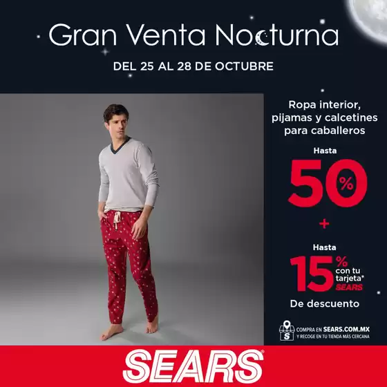 Catálogo Sears en Monterrey | Venta Nocturna | 28/10/2024 - 28/10/2024