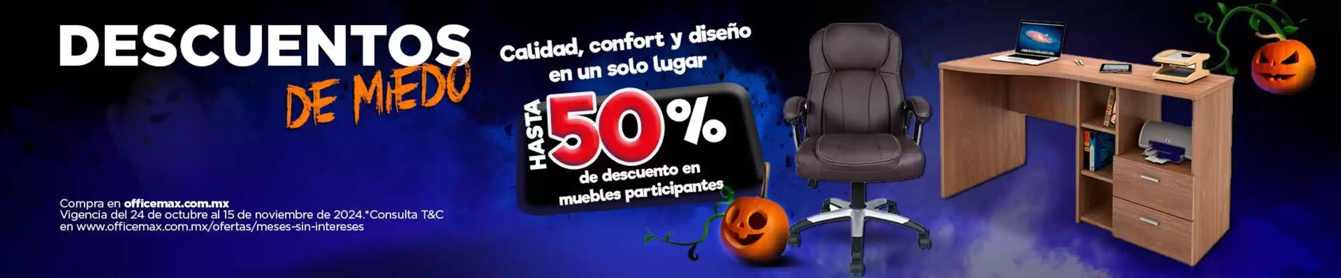 Catálogo OfficeMax en Cozumel | Descuentos de Miedo - Hasta 50% de descuento | 28/10/2024 - 15/11/2024