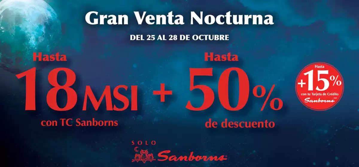 Catálogo Sanborns en Guadalajara | Gran Venta Nocturna | 28/10/2024 - 28/10/2024